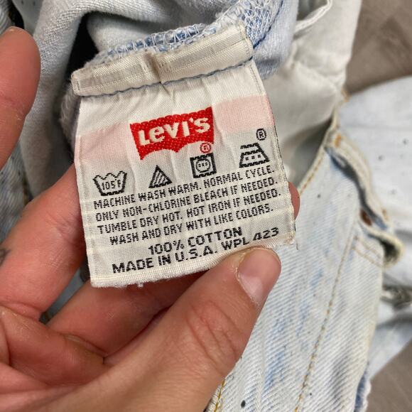 Local Authority VTG 90s Levi's Reworked Denim Jacket and Jeans Set Y2K - Picture 9 of 13